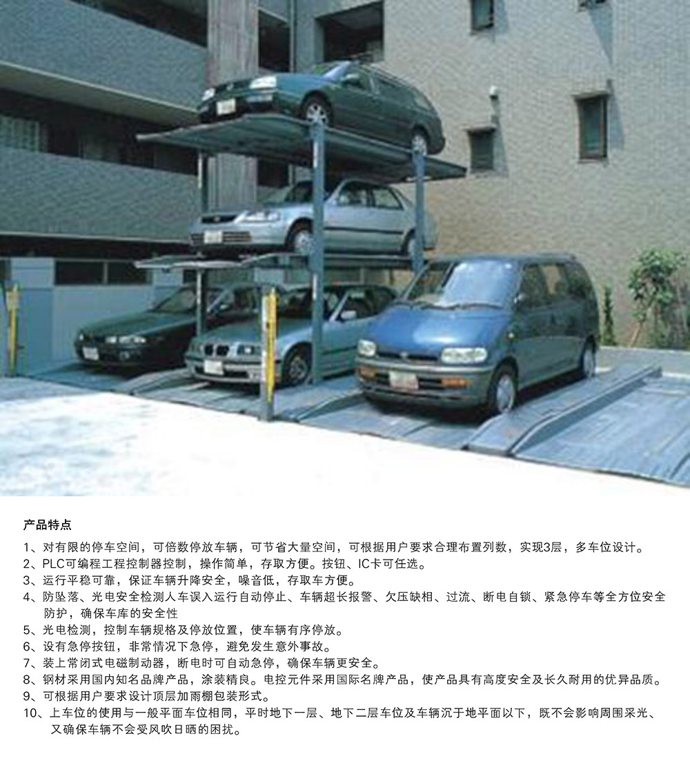 四川成都PJS3D2三层地坑简易升降立体车库产品特点.jpg