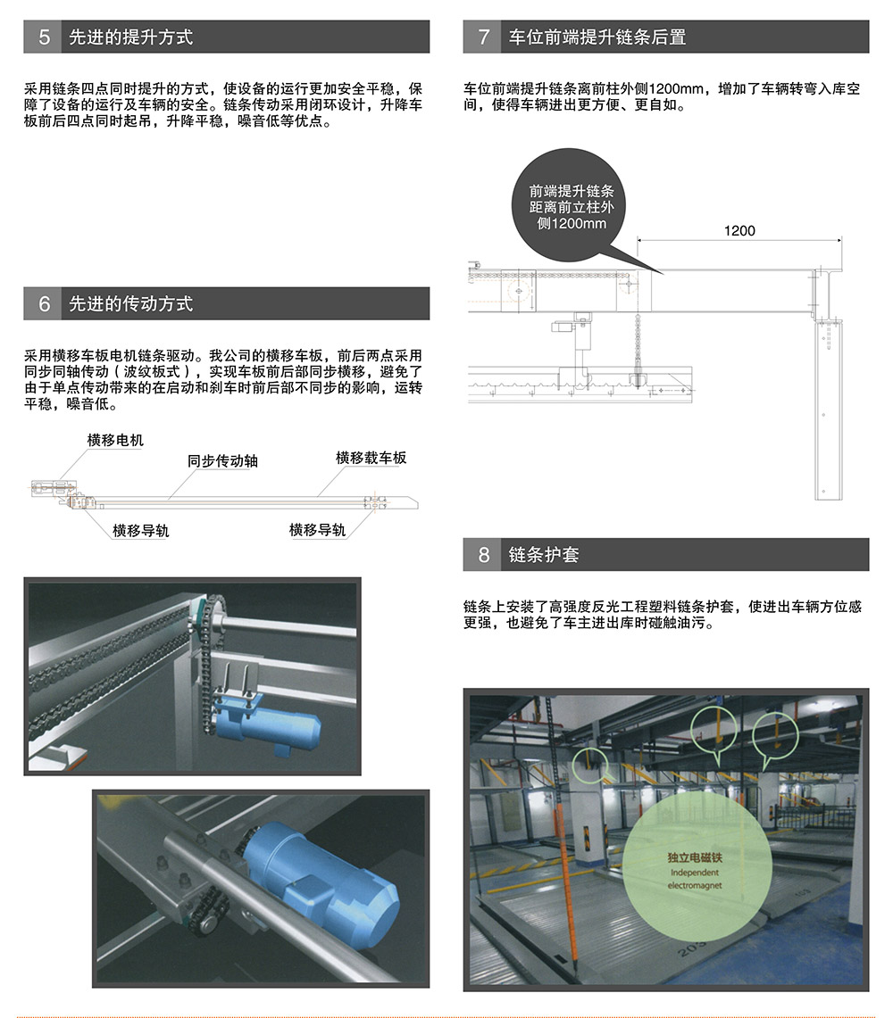 四川成都PSH5五层升降横移立体车库提升方式链条保护.jpg