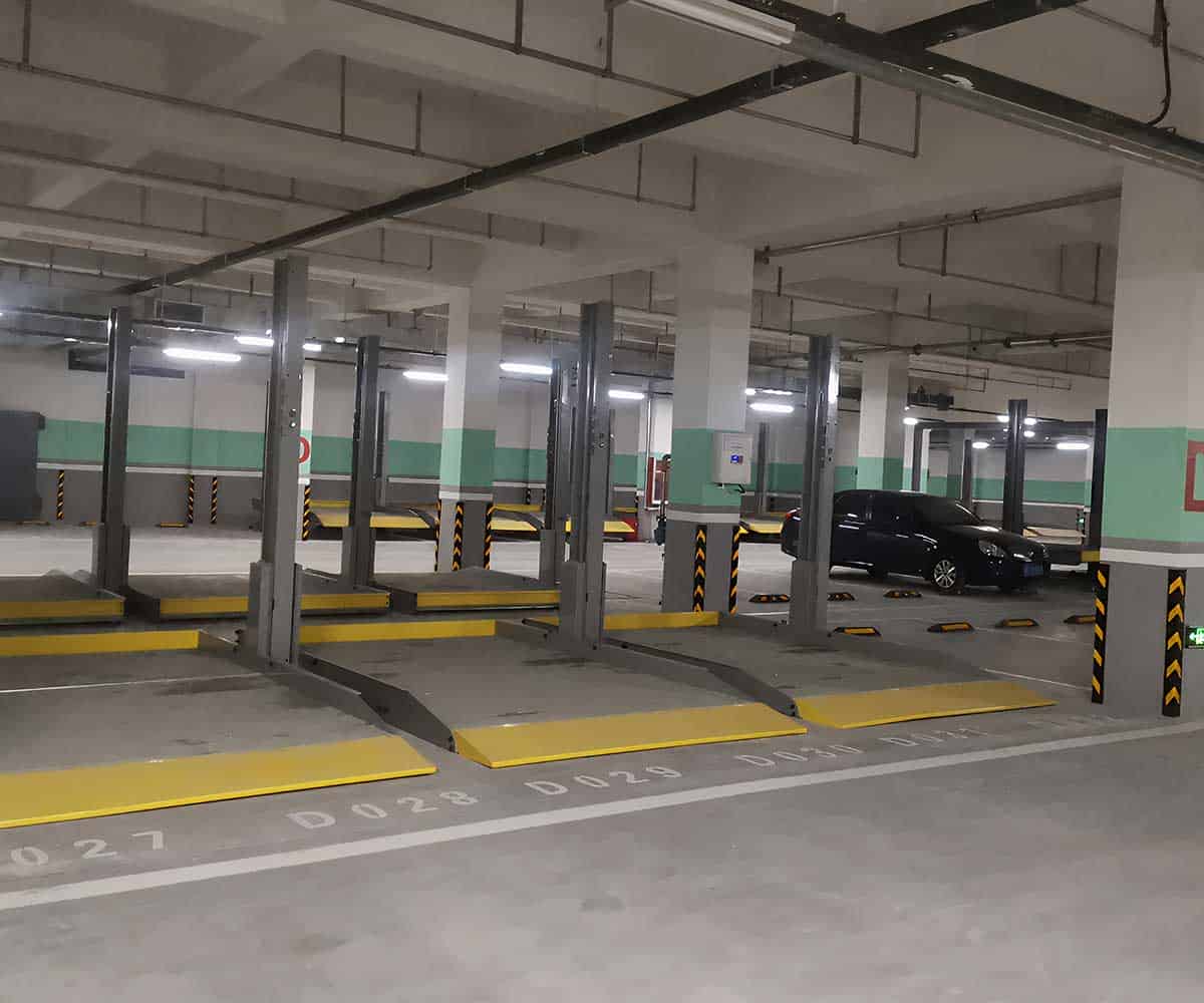 四柱立体车库坡道坡度要求分析